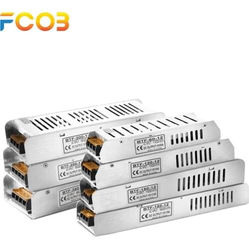 DC12V LED Power Supply 5A 10A 12.5A 15A 16.5A 20A 30A Switch Transformer WS2811 WS2815 LED Strip Light Adapter 5050 3528 Lights