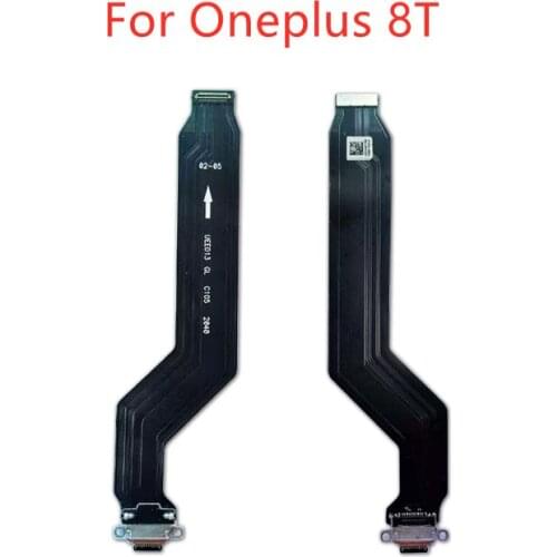 For Oneplus 8t USB Charging Port Dock Connector Flex Cable Replacement Assembly Parts phone screen repair spare parts
