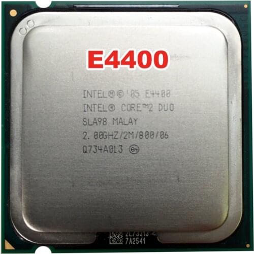 INTEL Core 2 Duo DUAL CORE E4400 Socket LGA 775 CPU Processor (2Ghz/ 2M /800MHz) 65W