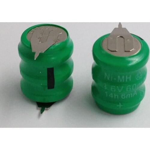 FALIWEI 2pcs/lot 3.6V 60mAh Ni-MH nickel cadmium battery data backup battery memory cell industrial batteries