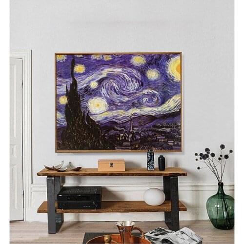 HOT Adult 1000 pieces paper jigsaw Puzzles Landscape puzzle Children Jigsaws educational Toys Van Gogh Home decoration painting