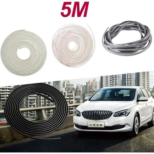 New Open The Door Car Auto Door Collision Avoidance Stick Rubber Anti Collision Strip Decoration Stickers Car Accessories