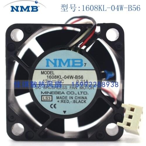 4020 12V 0.21A 1608KL-04W-B56 4CM 4cm Thermostat Chassis Cooling Fan