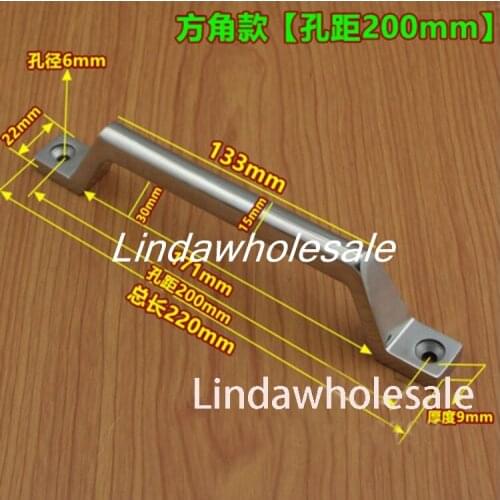 Cabinet handle,Square corner 304 stainless steel bow handle,handles for cabinets and drawers,furniture handle