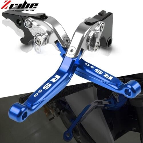 For APRILIA RS50 RS 50 1999 2000 2001 2002 2003 2004 2005 Brake Clutch Levers CNC Motorcycle Accessories Adjustable Grips Handle