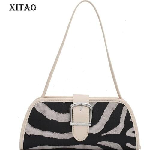 XITAO Print Pattern Shoulder Bags Fashion New Women 2021 New Fashion Women Western Style Cross-body Womens All-match GWJ0023