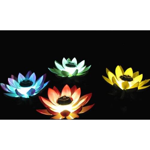 Led Pool Lights Lotus Solar Led Light Outdoor Swimming Pool Accessories Pool Lighting Sunlight Pool Party Outdoor Lighting