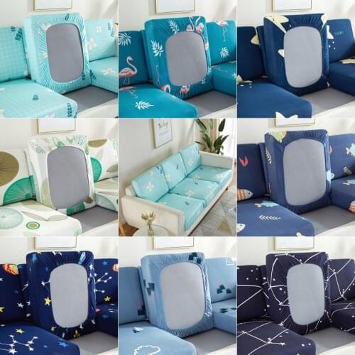 1/2/3/4 Star Sofa Seat Cushion Cover Elastic Pets Kids Furniture Protector Stretch Washable Seat Removable Carton Sofa Slipcover