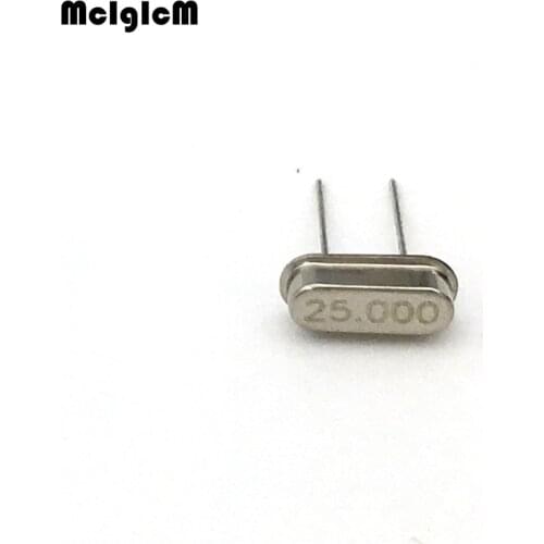 1000pcs hc-49s 25MHz 25.000mhz 20ppm 20pF quartz resonator