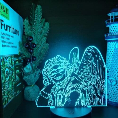 MY HERO ACADEMIA Hawks 3D ANIME LAMP LED Nightlights Boku no Hero Academia Table Lamp Night Light For Home Decor