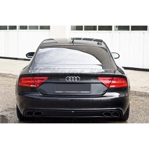 Car Accessories Carbon Fiber A Style Rear Diffuser Fit For 2011-2015 A7 Sporback Rear Diffuser Car-styling