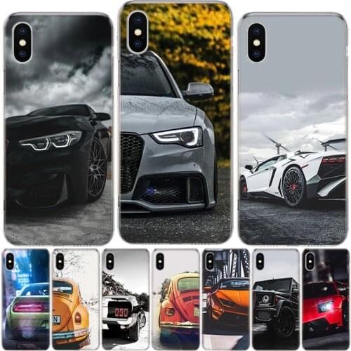 Sports Cars Male Men Phone Case For iphone 12 MIni 11Pro MAX XS 8 7 6 6S Plus X 5 5S SE XR SE 2020 Cover Shell Coque