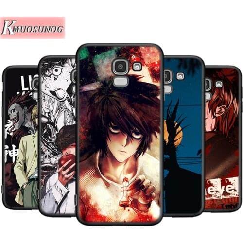 Anime death note For Samsung Galaxy J8 J7 J6 J5 J4 J3 J2 Core Duo Prime Plus Star 2016 2017 2018 Soft Phone Case