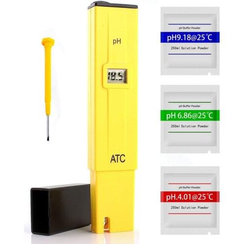 Digital PH Meter 0.01 High Accuracy Quality 0-14 Measurement Range with ATC for Household Drinking Water,Aquarium