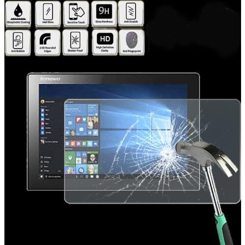 For Lenovo Miix 3 10.1 - Tablet Tempered Glass Screen Protector Cover HD Quality Screen Film Protector Guard Cover