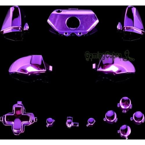 For Xbox One Controller Start Back ABXY Dpad Full Set Buttons KitsChrome Purple #XOJ0806