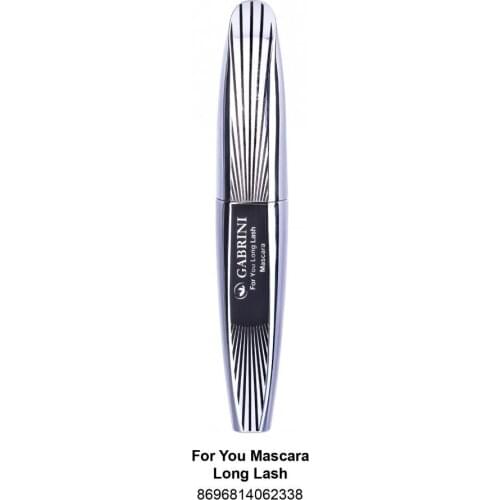 GABRINI For You Mascara Long Lash -DAHA UZUN VE HACİMLİ KİRPİKLER -DOĞAL GÖRÜNÜM