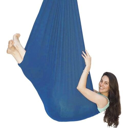 100*280CM Kids Therapy Swing Kids Cotton Swing Hammock For ADD Therapy Cuddle Sensory Child Therapy Elastic Parcel Steady Seat