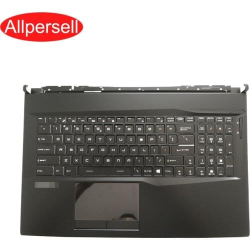 Laptop keyboard for MSI GL75 palm rest cover Upper case brand new Original