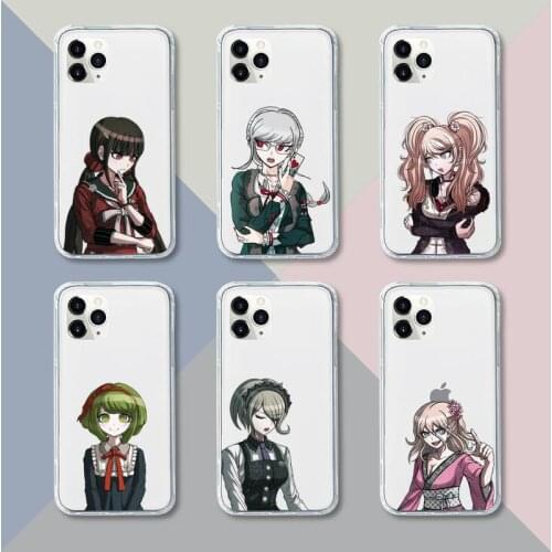 Danganronpa V3 Killing Harmony Phone Case Transparent For iPhone 12 11 pro mini XS XR X max 5 6 s 7 8 plus Soft TPU Clear bags