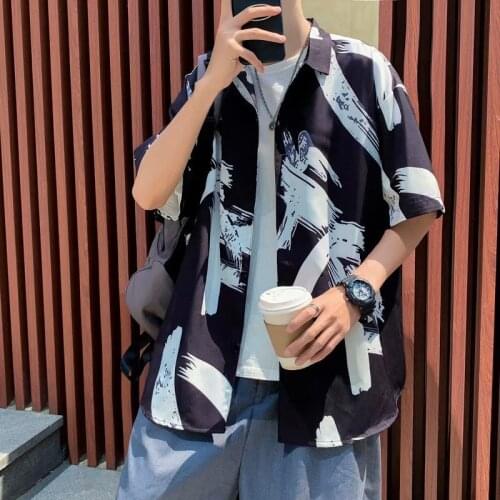 Qinxuan&Zijie Mens Silk Shirts