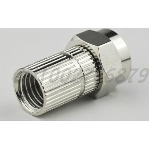 RF electrical connector F twist-on Plug coax for RG6 connector