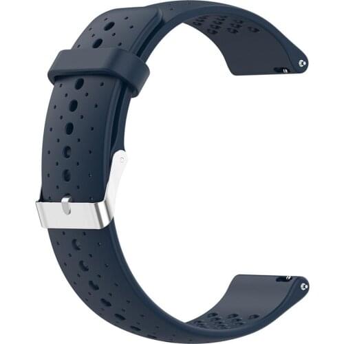 Newest 20mm Silicone Strap For Garmin Forerunner 158/55 Smartwatch Wrist Watchband Bracelet Watch Accessories Dropshipping HOT