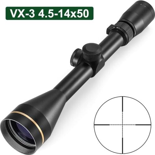 VX-3 4.5-14X50 mm Tactical Riflescope Long Eye Relief Scope Sniper Sight Airsoft Hunting Scopes for Airsoft Air Hunting