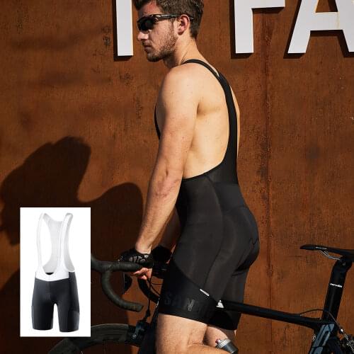 Santic Cycling Bib Shorts MTB Bicycle Cycling Summer Bib Breathable Quick-drying Reflective Asian Size K7MC033W