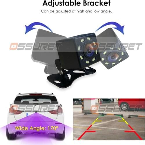 Waterproof 170 HD Packing Assistance Night Vision Auto Parking Reverse Camera adjustable bracket Universal Car Rear View Camera