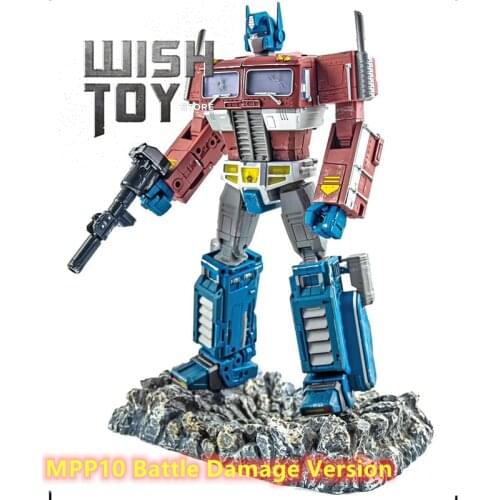 WJ Transformation Masterpiece MPP10 MPP10-Z MPP10Z G1 Battle Damage Version OP Commander Oversized Action Figure Robot Toys