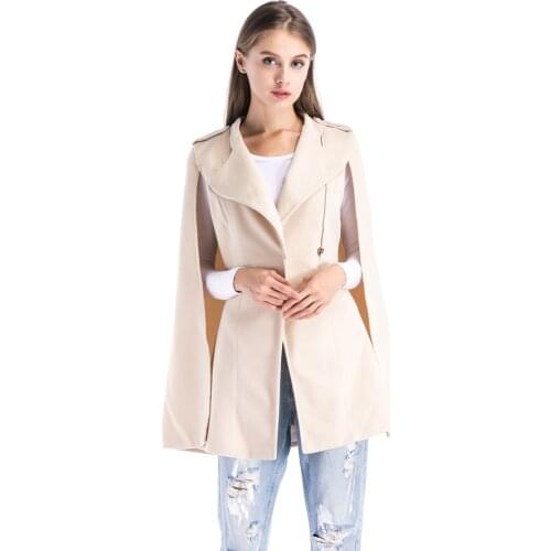 2017 Maternity Winter Cloak Wool Coats Warm Elegant Cashmere Coat Outwear Fashion Long woolen Jacket Lapel Collar