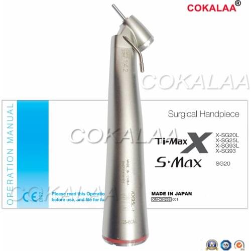 1:4.2 Increasing Slow Speed Contra Angle Electric Micromotor Dental Handpiece 45 Degree Led Fiber Optic