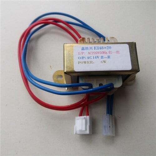14V 0.45A Transformer 220V input 6VA EI48*20 Air conditioning transformer for Mitsubishi air conditioner