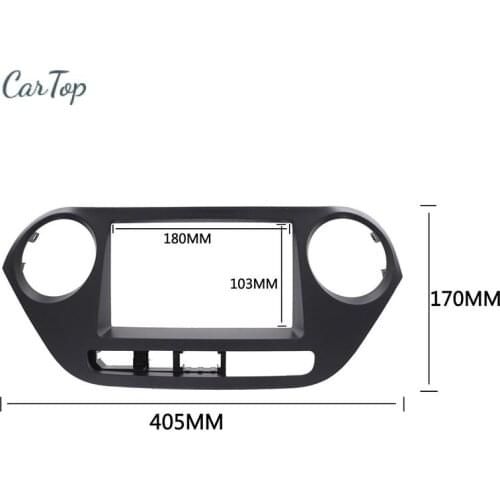 2DIN 178*100 Radio Fascia CD Panel Fascia Kit Fitting face Plate Frame For HYUNDAI i10 2014