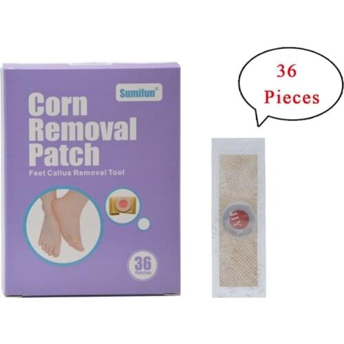 36pcs Medical plaster Foot Corn Removal Remover Warts Thorn Plaster Of Calluses Patch Callosity Detox Foot Pad Curative Plasters
