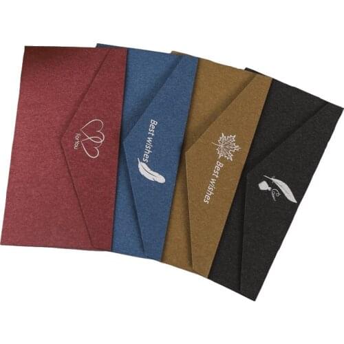 Wedding Invitations Paper Envelopes Mail Packaging Stationery Paper Mini Envelope Letter Set Love Letter 4pcs