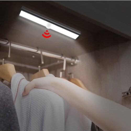 Wireless 6/10 LED PIR LED Motion Sensor Light Cupboard Wardrobe Bed Lamp LED Under Cabinet Night Light for Closet Stairs Kitchen