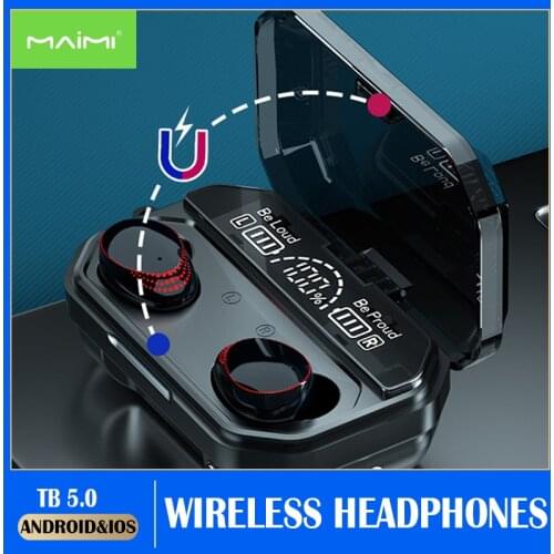 A18 auriculares fone Bluetooth Headphones Wireless Earphone TWS Touch Control Earbud 9D Stereo Headset For Phone