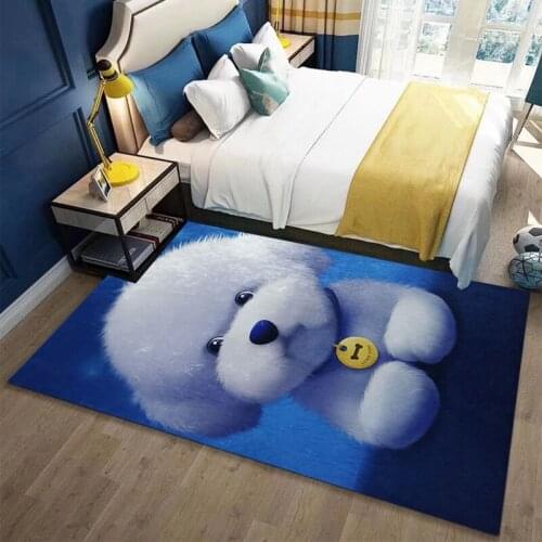 Home 3D Carpet Living Room Bedroom Bedside Blanket Full Bay Window Tatami Study Entrance Non-slip Mat Custom