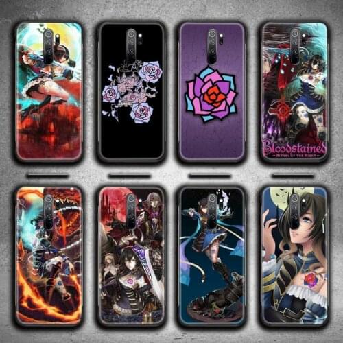 HOTCASHOP Bloodstained Ritual of the Night Phone Case for Redmi 9A 8A 7 6 6A Note 9 8 8T Pro Max Redmi 9 K20 K30 Pro