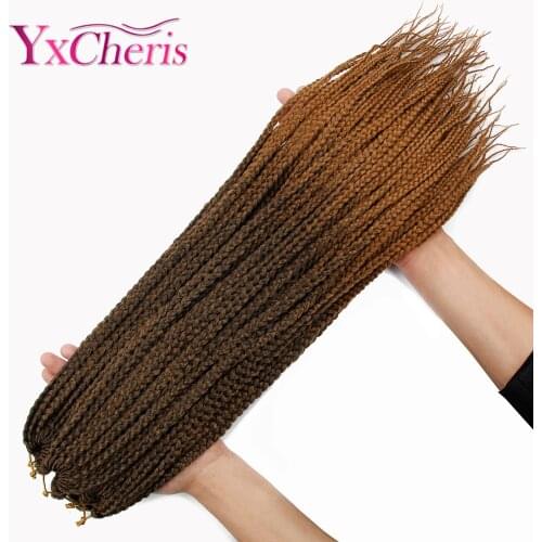 Box Braids 22 Inch Ombre Hair Extension Synthetic Crochet Braids free shipping Crochet Hair