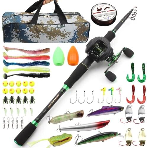 AOYA Fishing Rod and Reel Feeder Ultralight Combo 1.8-2.7m Casting Carbon Fiber Pole Lure Hooks Bag Accessories Tackle Full Kit