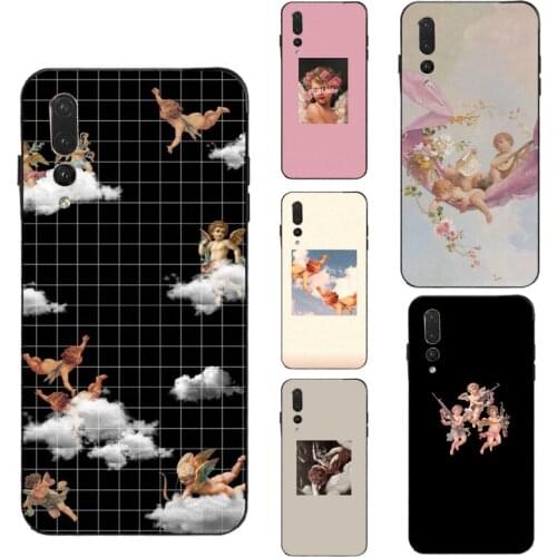 Renaissance angels Cute Cupid Aesthetics Case for Huawei Honor 20 7A Pro 10i 8X 9 10 Lite 7C 8A 8C 8S 9X Y6 Y9 Y7 2019 Nova 5T