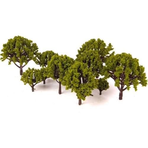 20pcs Model Train Scenery Landscape Trees 3CM-8CM Scale Model Toy for Children Kids Weddings Diorama Miniatures