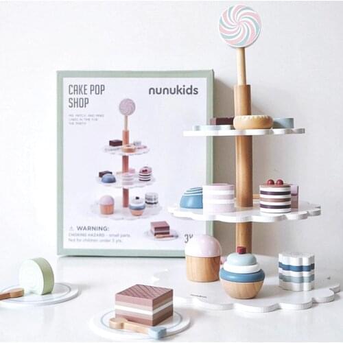 21 PCS Pretend Play Food Set Pretend Play Desserts Cake and Donuts Food Toys - Birthday Gifts Set Toy for Boys, Girls, Kids