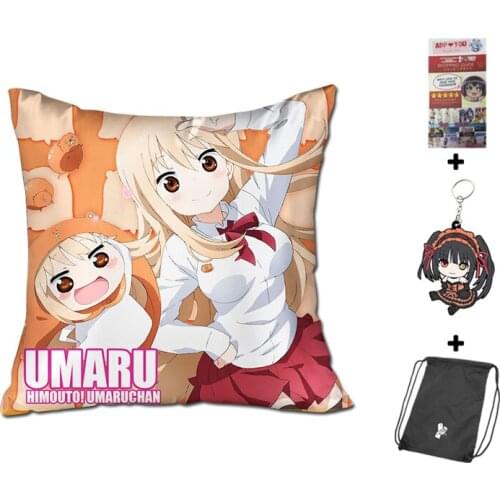 Hobby Express Umaru Doma - Himouto Umaru Chan 40x40cm Square Anime Dakimakura Throw Pillow Cover GZFONG439