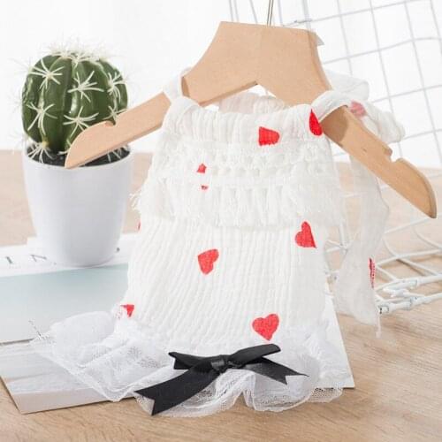 New Breathable and Comfortable Thin Puppy Teddy Middle Small Dog Cat Pet Accessories Spring Summer Dress Mesh Skirt Xs-Xxl