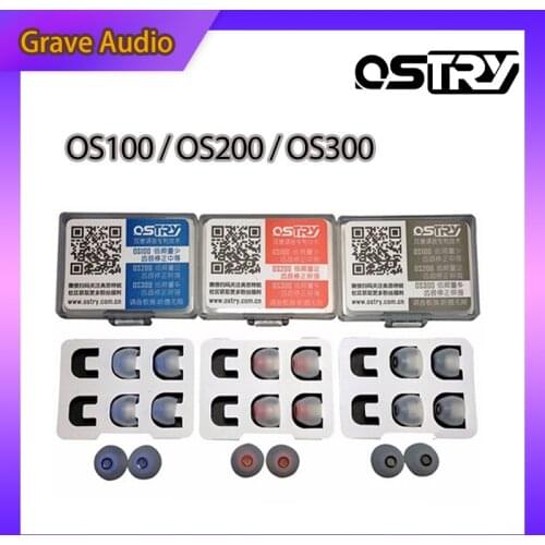 OSTRY OS100 / OS200 / OS300 Earphone Turning Tips for OSTRY Hifi earphones KC06A KC06 And catheter diameter 4mm-6mm earphones