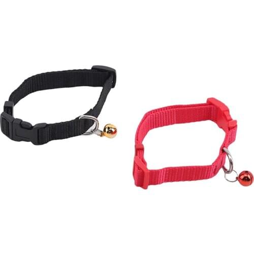 Adjustable Dog Collar For Large Medium Dogs Durable Nylon Solid Color Pet Supplies Comfortable Skin-friendly Safety Dogs Collars